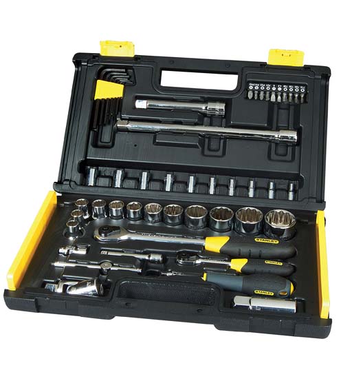 Stanley 1-4 & 1-2 Uptier Socket Set 50pcs